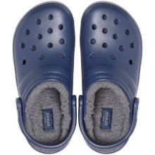 Crocs Classic Lined Clog Sandal (with lining) navy blue/charcoal - 1 pair